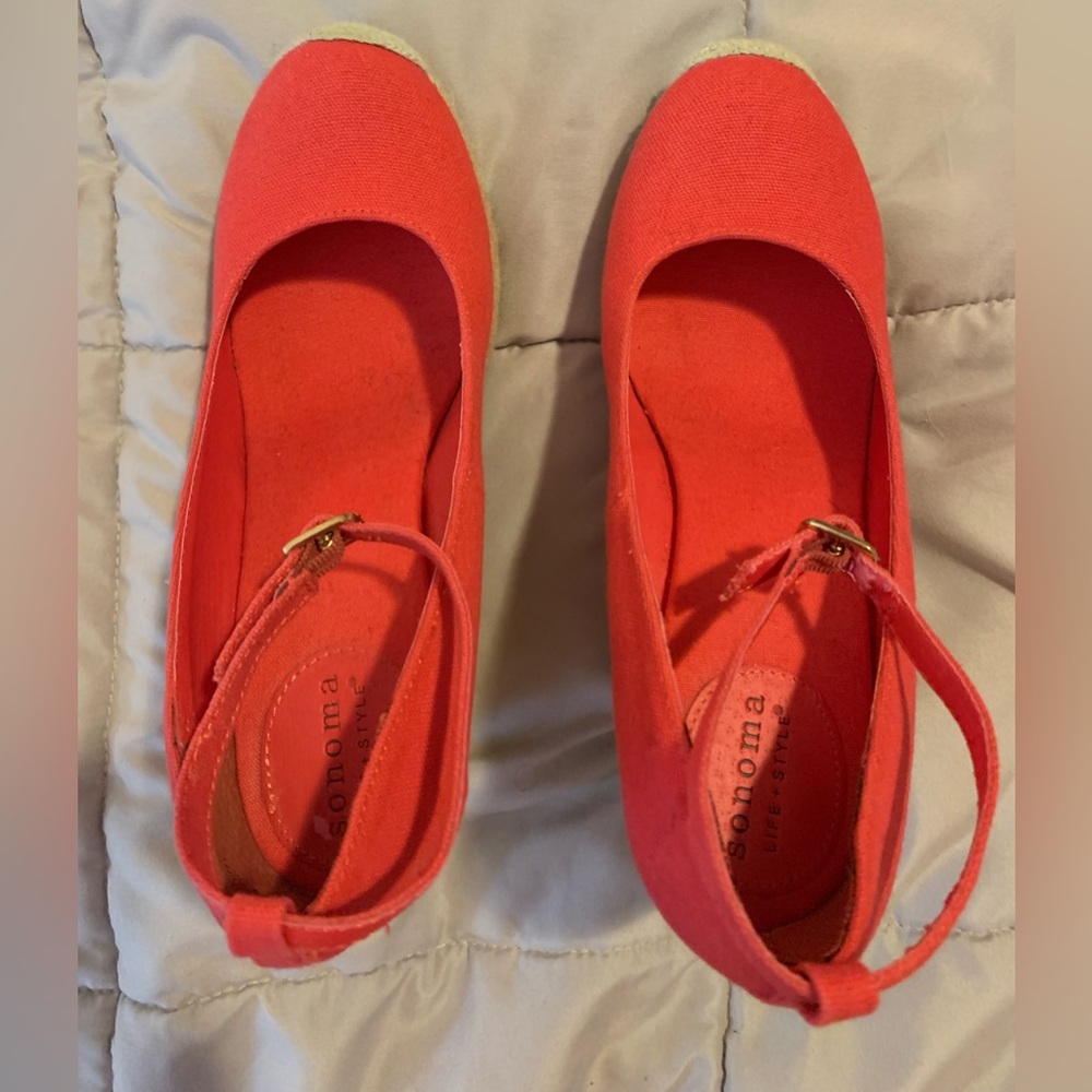 Sonoma wedges.  Worn twice.